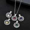 Marques de mode pendentif rond collier bijoux femme anniversaire bijoux cadeau nouvelles filles argent plaqué cou bijoux accessoires cadeau235b