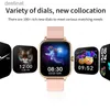 Orologi da donna LIGE Call Smart Watch Donna quadrante personalizzato Smartwatch per Android IOS Impermeabile Bluetooth Orologi musicali Orologio da polso Full TouchL231216
