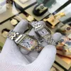 女性の時計ホワイトダイヤルクォーツ時計ステンレススチール腕時計サファイアガラスCA08348x