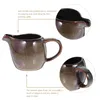 Set di stoviglie Dispenser per tazze di latte in ceramica Brocca per miele Caraffa per caffè Tazze in ceramica Sciroppo