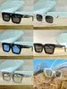 Gafas de sol clásicas offw para mujer, gafas de montura cuadrada grandes de diseñador para hombre, gafas de sol con lámina de vidrio templado