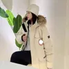 Puffer Jacket Women doudoune femme Coatsデザイナー女性アスリートファッションアップリケ冬の外出ファッションカジュアルジャケットダックダウンジャケット