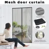 Other Home Textile No Punching Magnetic Screen Door Curtain Anti Mosquito Insect Fly Bug Automatic Closing Household Ventilation 231216