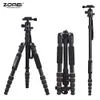 Sahipler CZ Stock Zomei Q100 Q111 Q555 Q666 Q666C Kamera Tripod Seyahat Taşınabilir Kamera Tripod Canon Nikon Sony DSLR Kamera Tripod