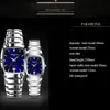 Women's Watches New Couple Watches for Lovers Quartz Wristwatch Man Hot Fashion Business Men Watch for Women Watches Tungsten Steel Ladies WatchL231216