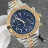 豪華な時計メンズAAA品質ウォッチ46mm耐久性のあるVKクォーツムーブメントステンレス鋼ウォッチ防水と明るいモントレダガットラグジュアリーウォッチ
