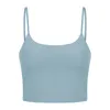 Lu Yoga Women Sports Bra Tops with Pad Sexy Beauty Back Sports Tank Top