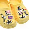 1pcs Gymnastics Sports PVC Croces Shoe Charms Accessories Sandals Decoration Pins for Croces Jibz X-mas Kids Party Gifts