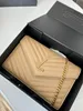 ファッションWOCデザイナーメタルチェーン財布クラッチバッグクラシック2つの大きなコンパートメントジッパーポケットカードスロット本革のWOCフラップバッグ