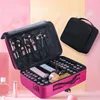Kosmetiska väskor Kvinnor Portable Make Up Bag Beautolog Pouch Travel Organizer Beauty Case Makeup Professional Kvinna E687