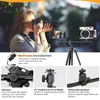 Accessoires Trépied horizontal professionnel pour la caméra de téléphone Tripod en aluminium flexible avec Bluetooth de bras étendu pour le canon Nikon Sony DSLR