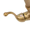 Bathroom Sink Faucets Antique Brass Faucet Single Handle Pull Down Kitchen Mixer & Cold Tap For