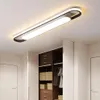 Modern LED-tak ljuskrona för sovrums garderobsgångskorridor balkong akrylremsa ljuskronans belysningsarmatur 110-220v2870