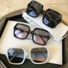 Solglasögon vintage överdimensionerade fyrkantiga kvinnor stora ram solglasögon svart mode gradient kvinnlig oculos2517