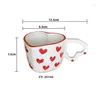 Tasses cadeaux romantiques coréen Ins Style café tasse à thé tasse créative coeur tasse lait tasses en porcelaine cadeau pour femme petite amie