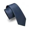 Bow Ties 30 Colors 6cm Solid Slim Tie Men Skinny Neck Wedding Grooms Business Tuxedo Banquet Cravate Gift For Accessory JEMYGINS