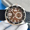 New men's automatic watch mechanical 42mm watch rubber strap stainless steel swimming watch sapphire luminous watch business and leisure montre de luxe watch