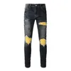 Amirs designer Jeans da uomo viola Jeans Pantaloni da uomo Pantaloni neri Qualità di fascia alta Design dritto Retro Streetwear Pantaloni sportivi casual Designer Joggers Pant ksubi