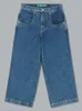 Americano JNCO Nuovi Jeans Ricamati Vintage Y2k Vestiti High Street Punk Tendenza Moda Haruku Stile Casual Pantaloni Mop a gamba larga