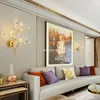 Wall Lamp Luxury Crystal Night Bedroom Aesthetic Fashion Sconce Nordic Wandlampe Ohne Strom Home Furnitures