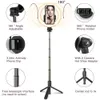 Titulaires Selfie Stick Ring Light avec trépied support de téléphone portable Ringlight pour iPhone 11 Xiaomi Huawei Samsung Gopro caméra monopode