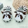 Pantoufle Mode Enfant Garçons Pantoufles Intérieur Hiver En Peluche Chaud Enfants Maison Chaussures Animal Raton Laveur Semelle En Caoutchouc Souple Maison Chaussures Bébé Articles R231216