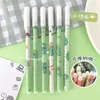 Set Cartoon Gel Pen Erasable Full Needle Tube Cute Roller Ball School Supplies Office Stationery 040381