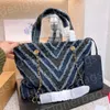 Diseño de patrón en V de moda, bolso de mano grande para mujer, bolsos de diseñador, bolsos, bolsos de diseñador, bolso de mujer, bolsos de mano grandes de diseñador, bolsos de lujo