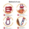 Carabiners Rappel ATC BelayデバイスDescender Outdoor Campingハイキングロッククライミング機器