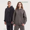 Erkek Hoodies Marka 2023 Kış Erkekler 360GSM Polar Streetwears Unisex Gevşek Sokak Katı Kalın Kapüşonlu Sweatshirts Hy0285