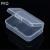 Petite boîte en plastique transparente, collection de rangement, boîte d'emballage de produits, Mini étui mignon, petite boîte transparente LJ200812265a