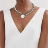 Pendanthalsband varumärkesdesigner Ny kvalitet 925 Sterling Silver Necklace Tamnplatta smycken present L221011261A