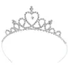 Accessoires de cheveux 1pc enfants filles femme princesse bandeau fête couronne bandeau cristal diamant diadème cerceau