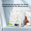 Electric Fans Small Desk Fan 7h Timing Ultra Quiet Table Fan USB RECHARGABEABEL COOLING FAN 5 Speed ​​Powerful Wind Offices Fan Free Frakt T231216