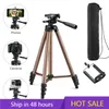 Accessories Profesional Camera Tripod Stand for iphone Canon Nikon Sony DSLR Camera Camcorder Protable Tripod For Phone Camera Photography