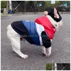 デザイナー犬の服ブランドアパレル冬の犬ジャケット子犬パーカースウェットシャツ風力防止ペットベストコートdhcnk