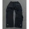 Pantalon Cargo Haruku rétro, salopette multi-poches, Hip Hop Rock, taille haute, ample, droit, pantalon de sport, Streetwear, nouvelle collection 2023