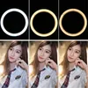 Holders Nowy mini statyw z wspornikiem uchwytu na iPhone Huawei Xiaomi Samsung Telefony LED Flash Ring Light do wideo blogerzy selfie zestawy selfie