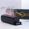 1842 Gafas de Sol Moda Menwomen Güneş Gözlüğü Güneş Gözlüğü UV400 Koruma Calidad Kutu Kılıfı 2829