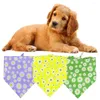 Dog Apparel Durable Bandana Cute Soft Breathable Pet Saliva Towel Dressing-up Scarf Bib Collar Cat Puppy Neckerchief Accessories