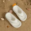 Zapatillas Moda Suela Suave Sandalia Plataforma Chanclas Mujer Clip Toe Eva Antideslizante Nube Zapatilla Mujer Verano Fondo Grueso Baño Diapositivas