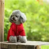 Dog Apparel Winter Fasion Uni Clothes Cat Vest Sweater Designers Letter Pet Clothing For Puppy Sumsum Coat Sweatshirts Thickened Down Dhlji