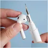 Spazzole per pulizia Kit di pulizia custodia per auricolari Bluetooth Spazzole per pulizia per Airpods Pro 1 2 3 Auricolari Pen Brush Tastiera Drop Delivery Dhzax