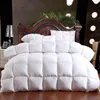 Comforters sets VESCOVO Winter Warm Quilts Duvet Insert Blanket Filler 220240 Heavy Goose Down Comforter King Queen Twin Size 231215
