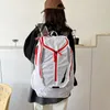 2024 AIR CUSHION UNISEX KEVIN DURANT SPORTS BACKPACK 학생 컴퓨터 가방 커플 맵시 스택 메신저 가방 주니어 블랙 흰색 빨간 훈련 가방 야외 백팩