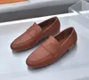 Capri öppen rygg loafer designer klänningskor platt mule loafer kvinnor plattform mules toppkvalitet lyx loafers sko