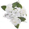 Dekorativa blommor Party Wreath Wedding Supplies Hanging Garland Table Centerpiece Simulation Rings