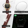 Inne zegarki Poshi Fashion Watch for Women Luksus skórzany pasek Prosty kwarc oryginalny design wodoodporny kalendarz swobodny zobowiązania 231216