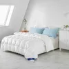 Comforters sätter Peter Khanun White Goose Down Filler 3D Bröd duVetQuiltComforter Vinter tjocka lyxfiltar 100% bomullsskal 015 231215