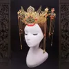 Haarspeldjes Haarspeldjes DIY Materiaal Pakket Chinese stijl Bruiloft Phoenix Kroon Bruid Hoofddeksel Traditionele Coronet Lange Kwast Ti2396